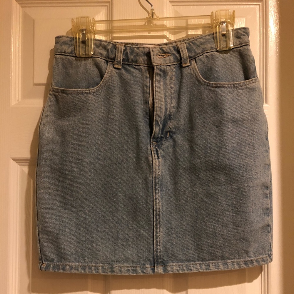 American Apparel denim skirt